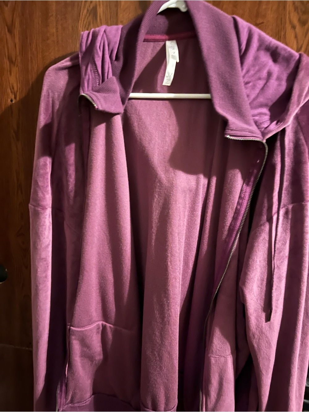 LuLaRoe Purple Zip-Up Cozy Bethany Hoodie. Size 3x